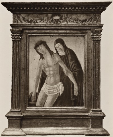 Barsotti, Ferdinando — Anonimo fiorentino - sec. XV - Cristo in pietà sorretto dalla Madonna — insieme
